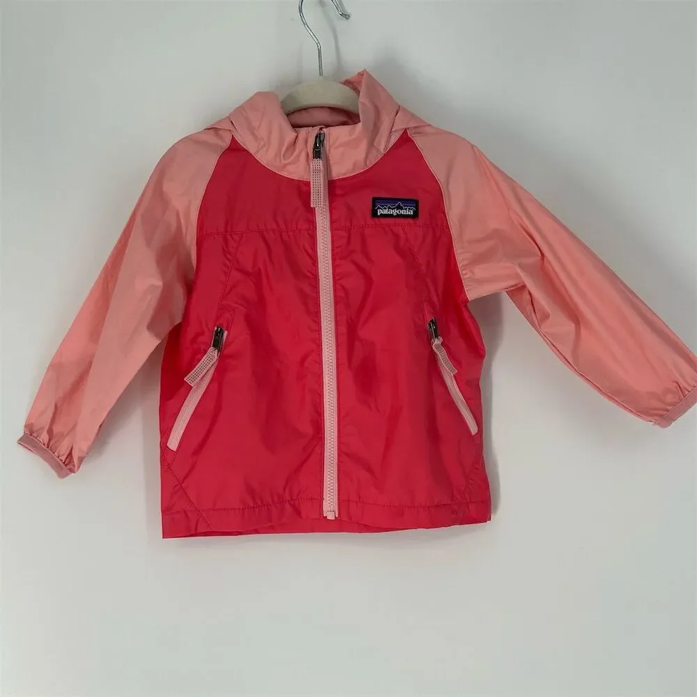 Patagonia NWT Baby Light & Variable Hoody Pink Windbreaker Jacket 12m - Picture 2 of 9